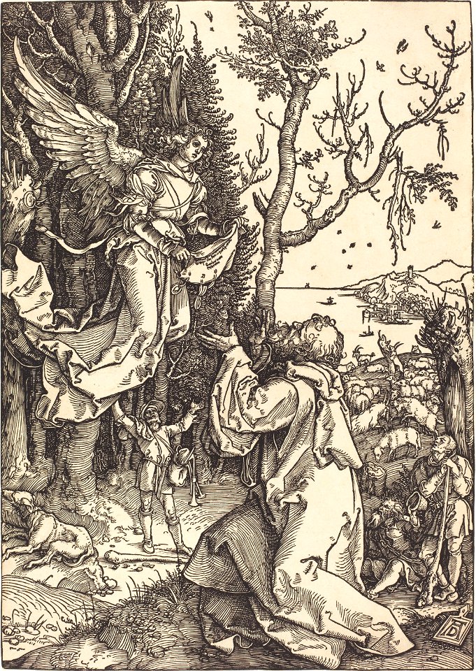 Albrecht Dürer - Joachim and the Angel (NGA 1943.3.3574)