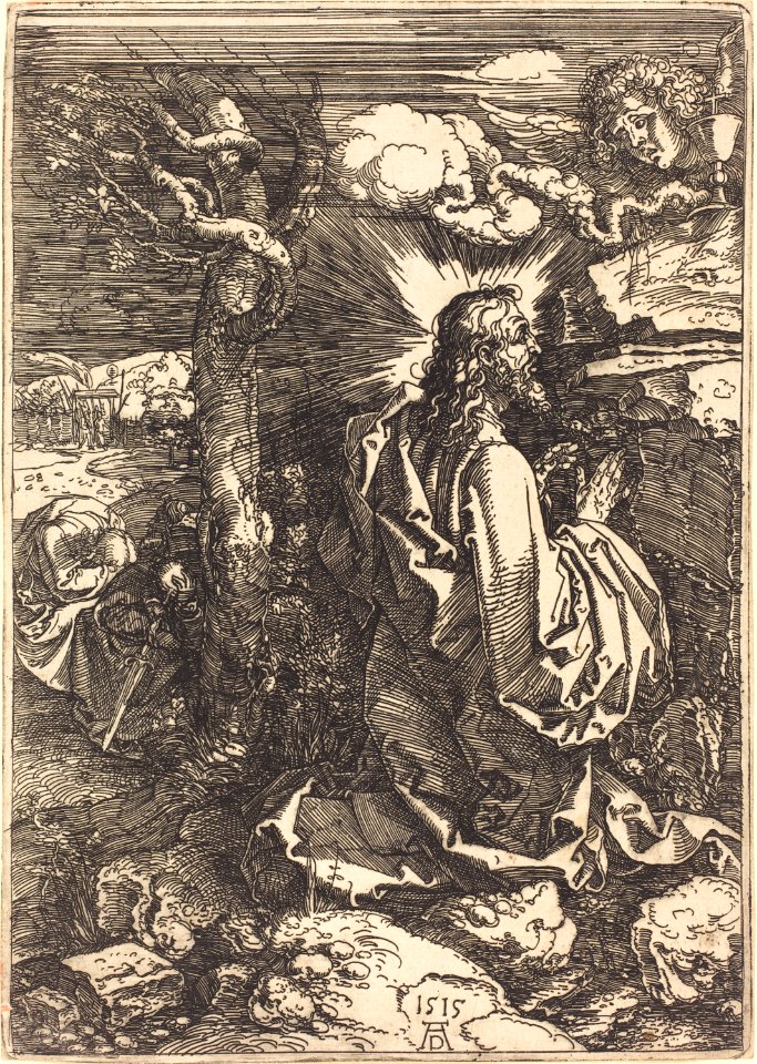 Albrecht Dürer - Christ on the Mount of Olives (NGA 1943.3.3533)