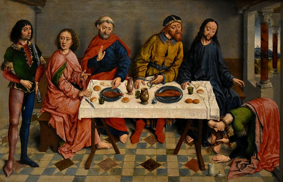 Albrecht Bouts (tussen1452en1460 - 1549) Jezus in het huis van Simon de farizeeër KMSKB 29-01-2019
