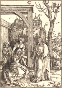 Albrecht Dürer - Christ Taking Leave from His Mother (NGA 1941.1.36)