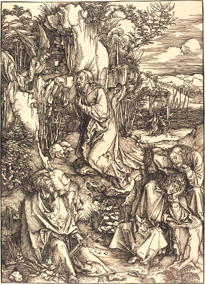 Albrecht Dürer - Christ on the Mount of Olives (NGA 1943.3.3568)