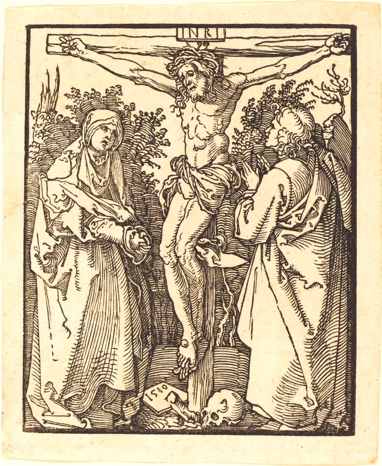 Albrecht Dürer - Christ on the Cross with Mary and Saint John (NGA 1943.3.3610)