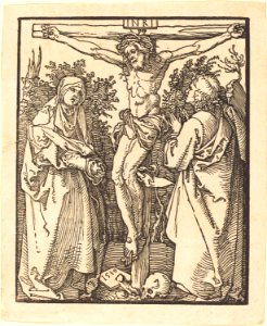 Albrecht Dürer - Christ on the Cross with Mary and Saint John (NGA 1943.3.3610)
