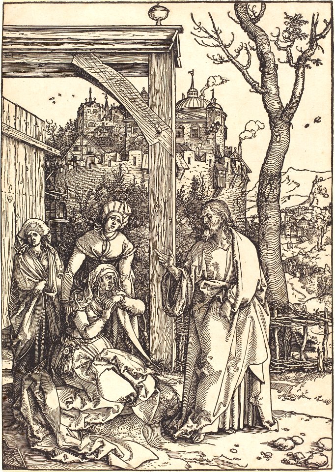 Albrecht Dürer - Christ Taking Leave from His Mother (NGA 1943.3.3591)
