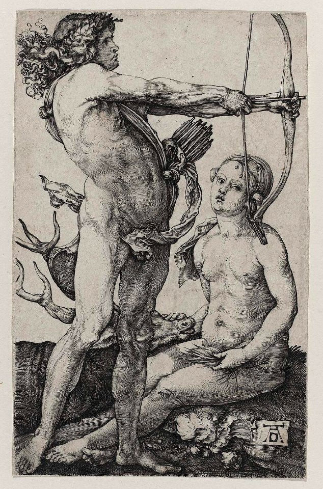 Albrecht Dürer - Apollo and Diana - WGA7285