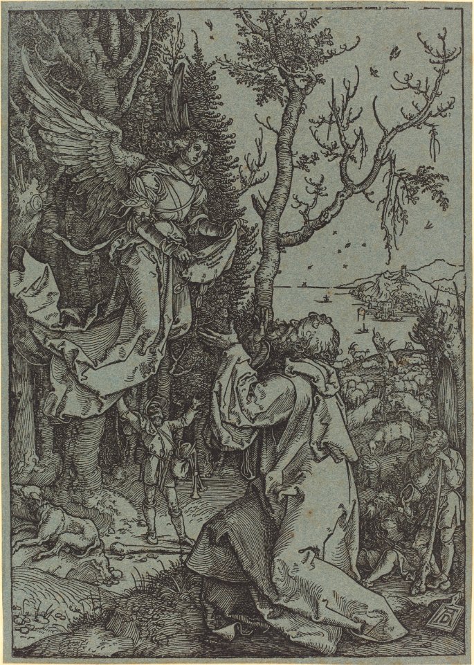 Albrecht Dürer - Joachim and the Angel (NGA 1988.18.1)