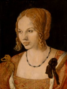 Albrecht Dürer - Brustbild einer jungen Venezianerin - GG 6440 - Kunsthistorisches Museum
