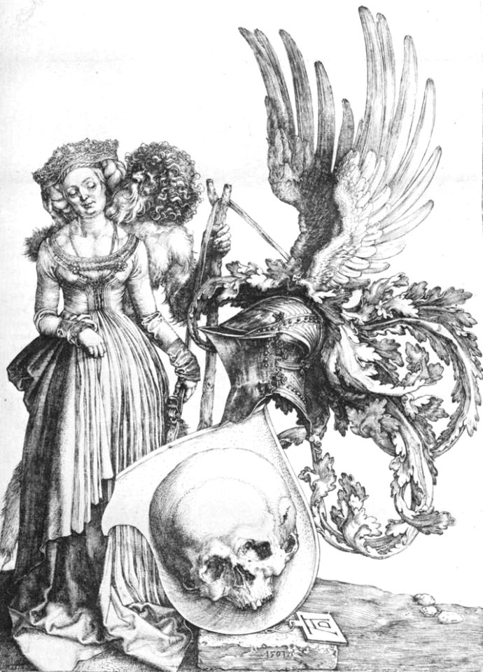 Albrecht Dürer - Coat-of-Arms with a Skull - WGA7287