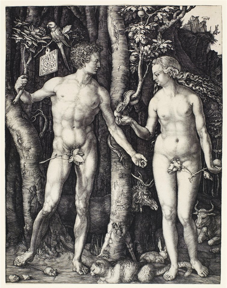 Albrecht Dürer - Adam and Eve - Google Art Project (cQEVzileB4kJ7Q)