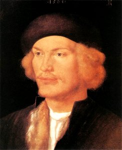 Albrecht Dürer - Portrait of a Young Man - WGA06980. Free illustration for personal and commercial use.