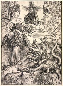 Albrecht Dürer (German, 1471-1528) - Revelation of St. John, The Woman Clothed with the Sun - 1922.94.12 - Cleveland Museum of Art