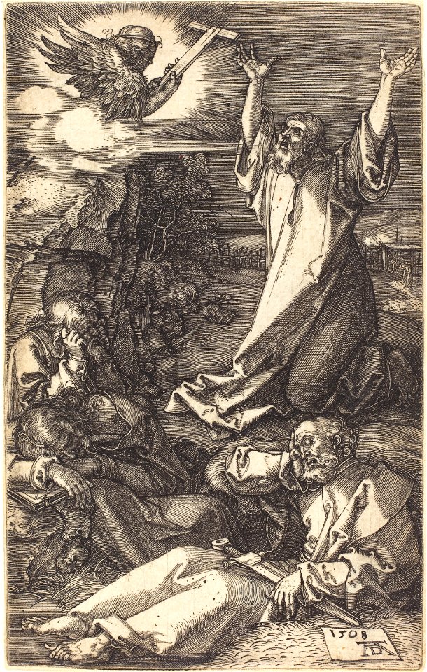 Albrecht Dürer - Christ on the Mount of Olives (NGA 1943.3.3499)