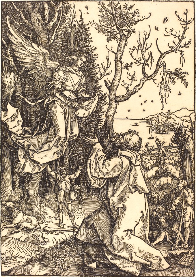 Albrecht Dürer - Joachim and the Angel (NGA 1941.1.29)