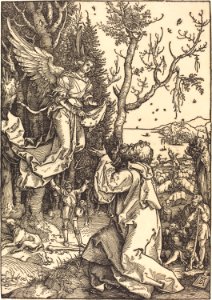 Albrecht Dürer - Joachim and the Angel (NGA 1941.1.29)