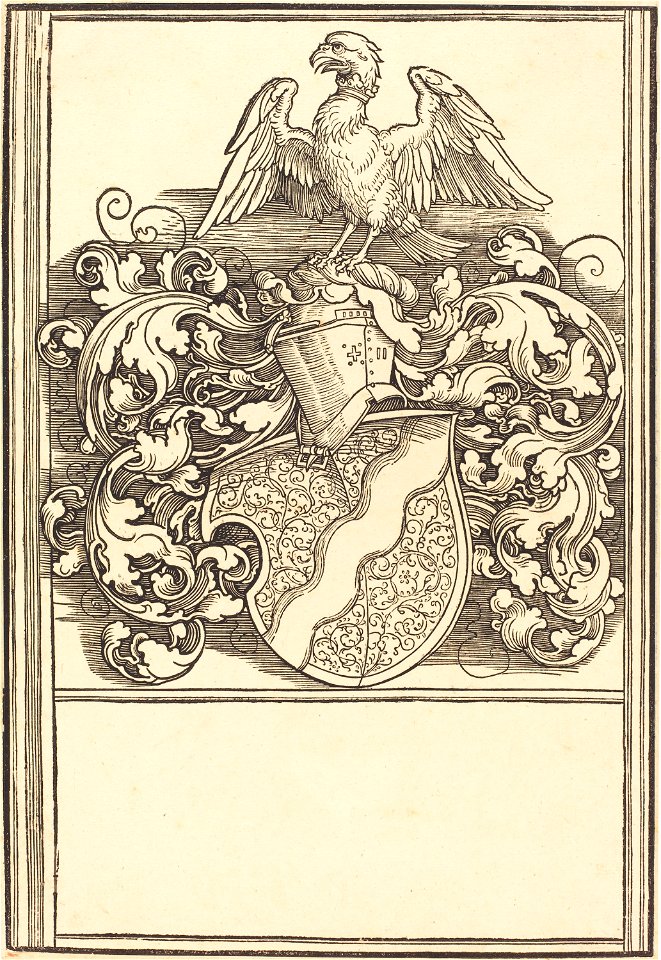 Albrecht Dürer - Coat of Arms of Michael Behaim (NGA 1943.3.3608)