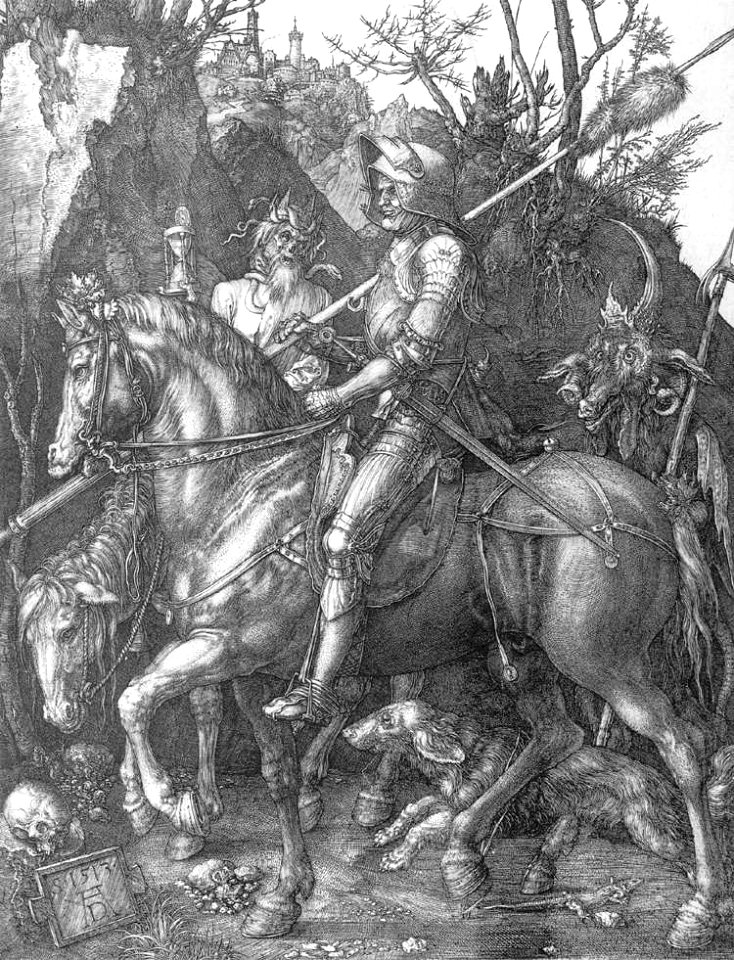 Albrecht Dürer - Knight, Death and the Devil - WGA7315