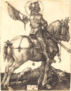 Albrecht Dürer - Saint George on Horseback (NGA 1943.3.3498)