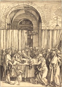 Albrecht Dürer - Joachim's Offering Rejected (NGA 1941.1.28)