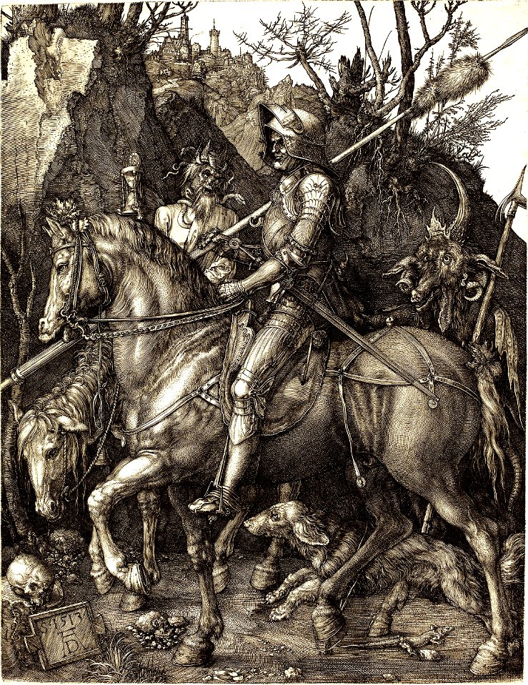 Albrecht Dürer - Knight, Death and the Devil