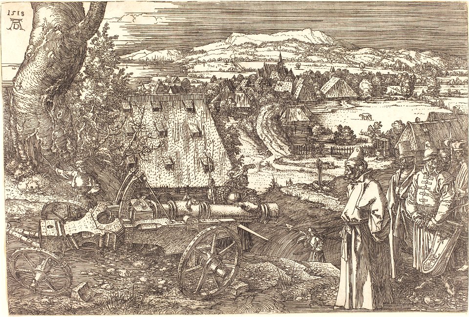 Albrecht Dürer - Landscape with the Cannon (NGA 1950.17.21)