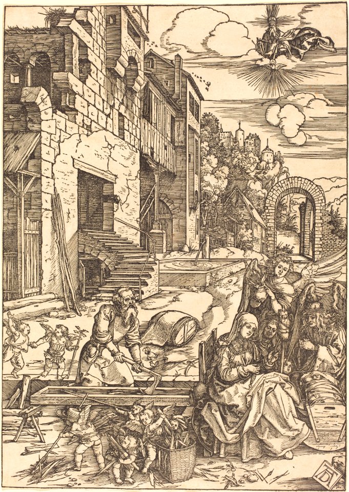 Albrecht Dürer - Sojourn of the Holy Family in Egypt (NGA 1943.3.3589)