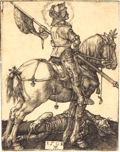 Albrecht Dürer - Saint George on Horseback (NGA 1949.1.15)
