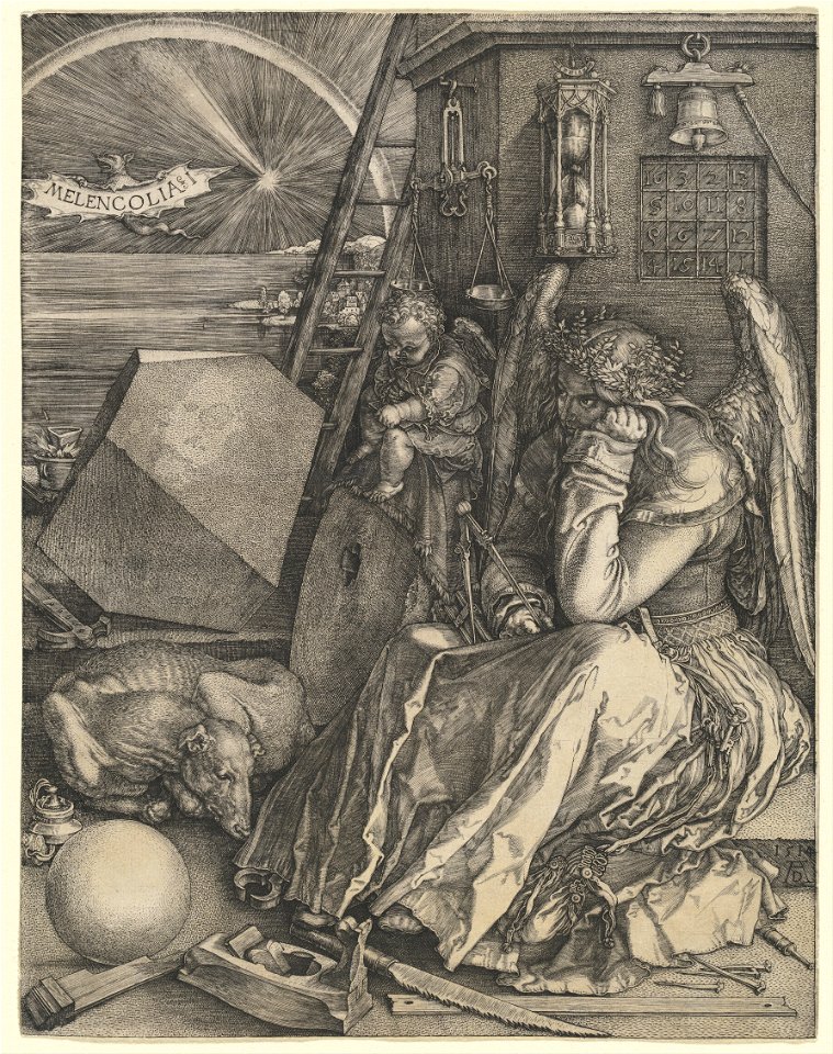Albrecht Dürer - Melencolia I - Google Art Project (27421826)