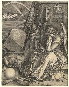 Albrecht Dürer - Melencolia I - Google Art Project (27421826). Free illustration for personal and commercial use.