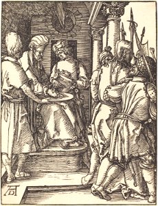 Albrecht Dürer - Pilate Washing His Hands (NGA 1943.3.3652)