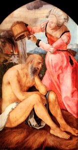 Albrecht Dürer - Job and His Wife - WGA6951