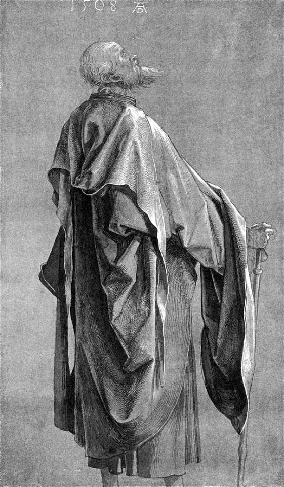 Albrecht Dürer - Study of Drapery - WGA07064