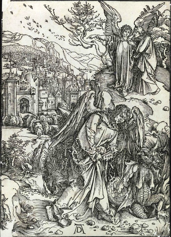 Albrecht Dürer - O anjo que tem a chave do abismo - Free Stock ...