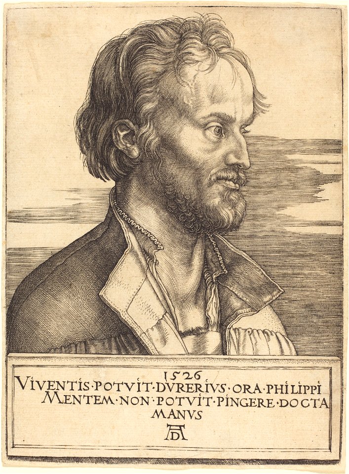 Albrecht Dürer - Philip Melanchthon (NGA 1943.3.3552)
