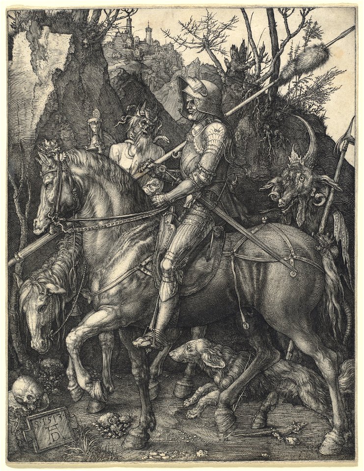 Albrecht Dürer - Knight, Death and Devil (NGA 1943.3.3519)
