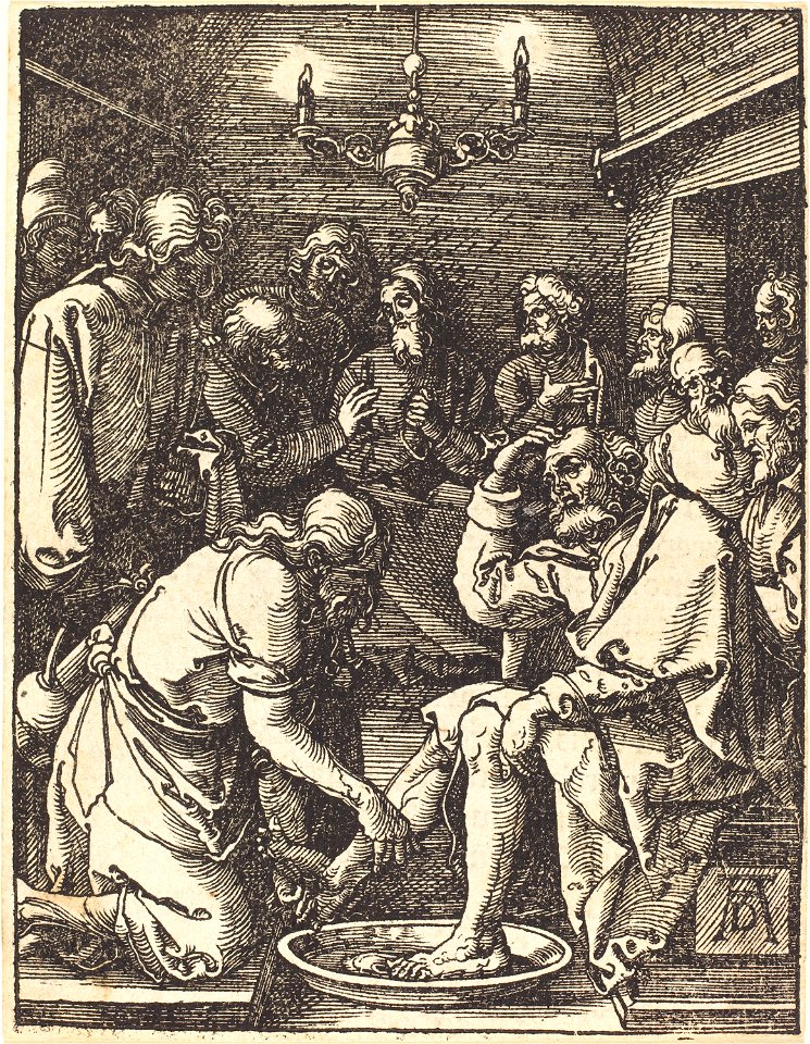 Albrecht Dürer - Christ Washing the Feet of the Disciples (NGA 2006.125.5)