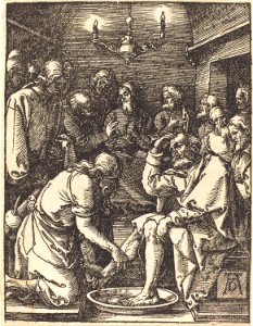 Albrecht Dürer - Christ Washing the Feet of the Disciples (NGA 2006.125.5)