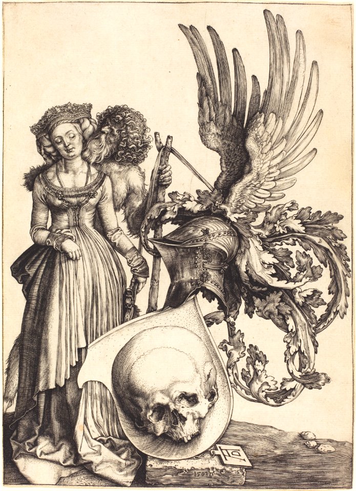 Albrecht Dürer - Coat of Arms with a Skull (NGA 1943.3.3489)