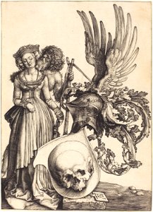 Albrecht Dürer - Coat of Arms with a Skull (NGA 1943.3.3489)