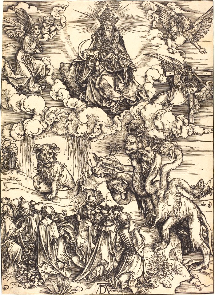 Albrecht Dürer - The Beast with Two Horns like a Lamb (NGA 1943.3.3565)