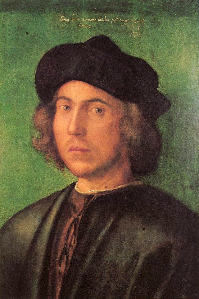 Albrecht Dürer - Portrait of a Young Man - Palazzo Rosso Genoa