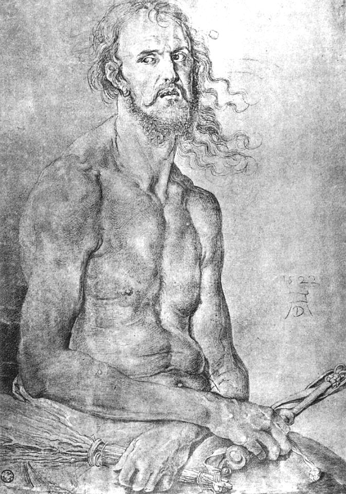 Albrecht Dürer - Self-Portrait as the Man of Sorrows - WGA07108