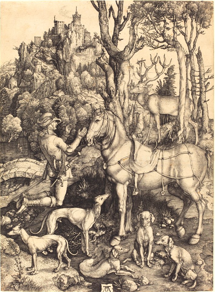 Albrecht Dürer - Saint Eustace (NGA 1971.15.1)