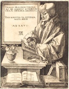 Albrecht Dürer - Erasmus of Rotterdam (NGA 1943.3.3554)