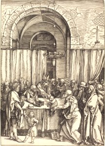 Albrecht Dürer - Joachim's Offering Rejected (NGA 1943.3.3572)