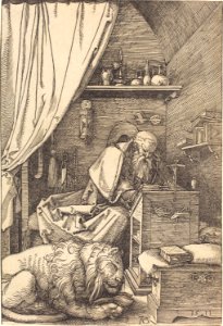 Albrecht Dürer - Saint Jerome in His Cell (NGA 1943.3.3676)