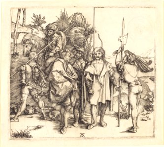 Albrecht Dürer - Five Soldiers and a Turk on Horseback (NGA 1944.5.5)