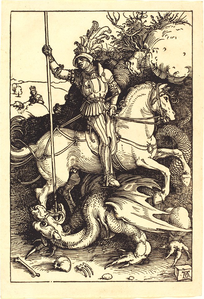 Albrecht Dürer - Saint George Killing the Dragon (NGA 1943.3.3597)