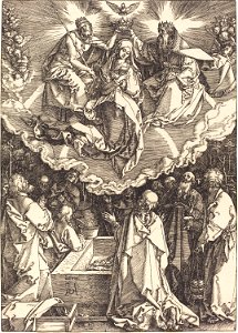Albrecht Dürer - The Assumption and Coronation of the Virgin (NGA 1943.3.3630)