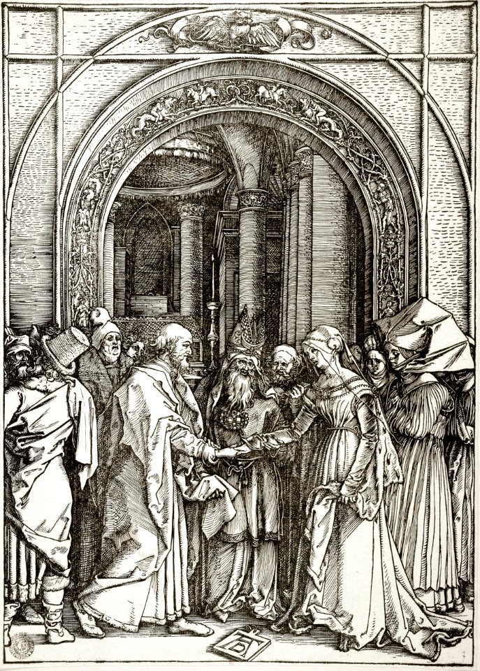 Albrecht Dürer - Mariage de la Vierge
