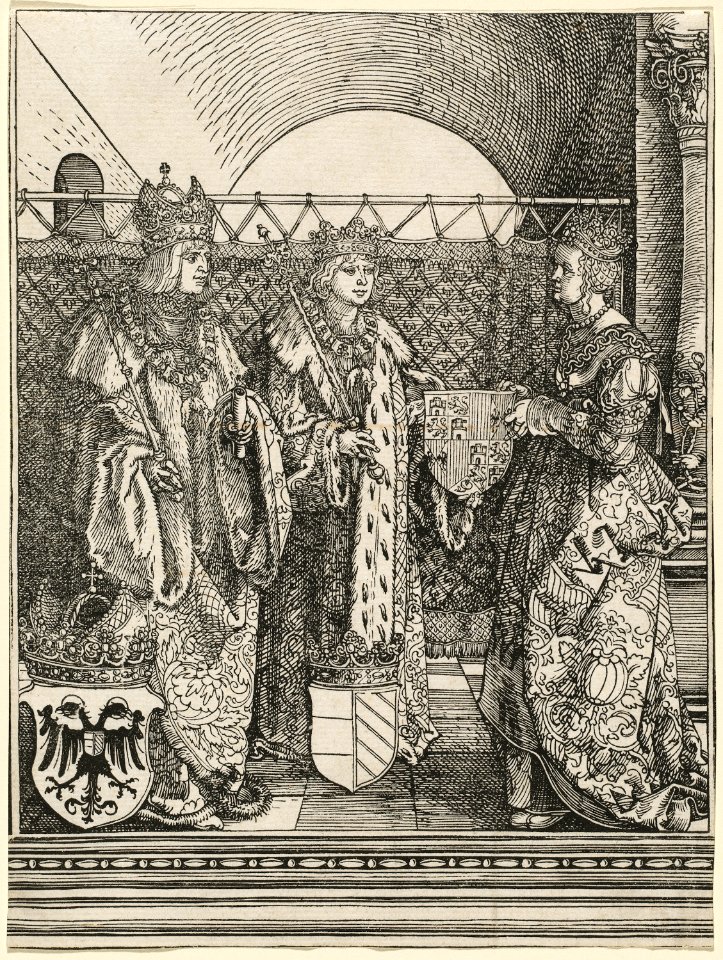 Albrecht Dürer - The Betrothal of Philip the Fair with Joan of Castile (NGA 1964.8.695.a)
